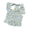 thumbnail image 6 of Adorable Pet Clothes - Breathable Two-legged Flower Print Puppy Shirt for Photograph Props, 6 of 8