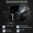 thumbnail image 6 of CUCHEN CRH-TWK1040WUS | Induction Heating Dual Pressure Rice Cooker 10 Cup (Uncooked) | High/Non-Pressure | Easy Open Handle | Stainless Cover | Auto Steam Clean | Made in Korea, 6 of 10