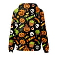 thumbnail image 4 of KPOPLK Hoodies for Teen Girls Long Sleeve Cute Halloween Sweatshirts Hooded Graphic Print Sweatshirt Preppy Clothes Fall Winter Yellow,Size 4-5 Years, 4 of 6