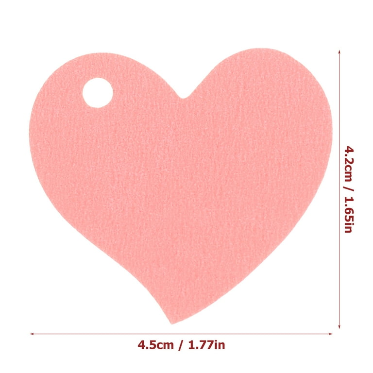 Size About ~ Love Tag Kraft Paper Blank Heart Cards Label - Temu