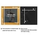 thumbnail image 4 of Marcos de fotos LaVie Home 8 x 8 (1 paquete, dorados) con vidrio, 4 of 7
