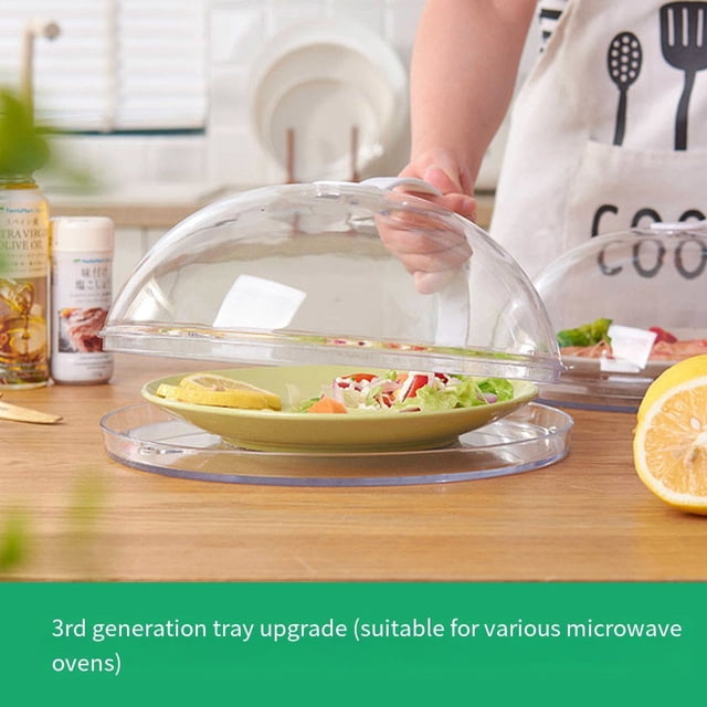 Microwave Plate Cover Cooking Supplies Guard Lid Home Steam Vents Anti-Splatter
