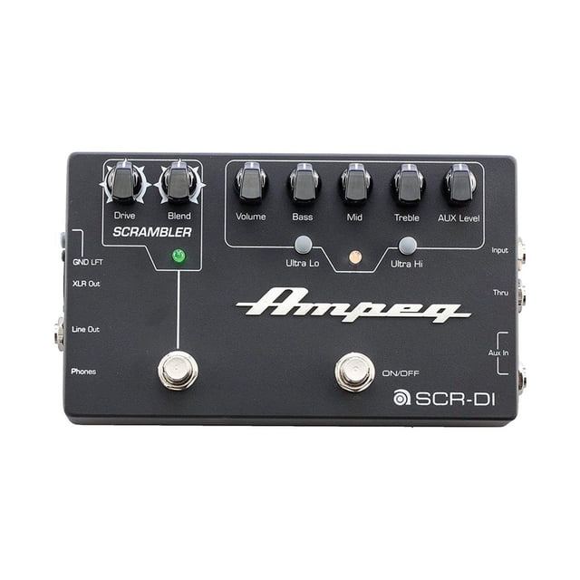 Pedal Bajo AMPEG SCR-DI negro 13x8x23
