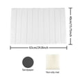 thumbnail image 2 of Yucurem Large Foldable Stone Dish Drying Mat, 24.8" x 15.75" Quick-Dry Diatomaceous Non-Slip PU Pad for Kitchen Counter Dishes Cups (White), 2 of 7