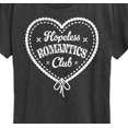 thumbnail image 3 of Instant Message - Hopeless Romantics Club - Women's Short Sleeve Graphic T-shirt, 3 of 6