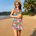 thumbnail image 3 of Disketp Hawaiian Style para Vestido sin Mangas para Mujeres, Vestidos de Verano para Mujeres, Casual y Holgado para la Playa, 3 of 7