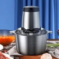 thumbnail image 1 of DEBGFS 3L Electric Meat Grinder Food Processor - High-Speed Fruit Blender  Chopper  Sausage Maker with Multi-Functional Design for Effortless Meal Prep,Silvery,none, 1 of 7