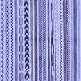 thumbnail image 1 of Ahgly Company Indoor Square Abstract Blue Modern Area Rugs, 3' Square, 1 of 4