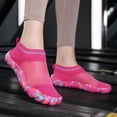 thumbnail image 4 of LTTVQM Water Shoes for Women Quick-Dry Barefoot Aqua Socks for Beach Swim Surf Yoga Pool Trendy Breathable Workout Slip on Shoes Hot Pink 39(US-7.5), 4 of 5