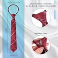 thumbnail image 2 of 4 Pcs Kids Tie for Boys Adjustable Zipper Youth Child Toddler Necktie Wedding Graduation School Uniform 6-12 Years, 2 of 8