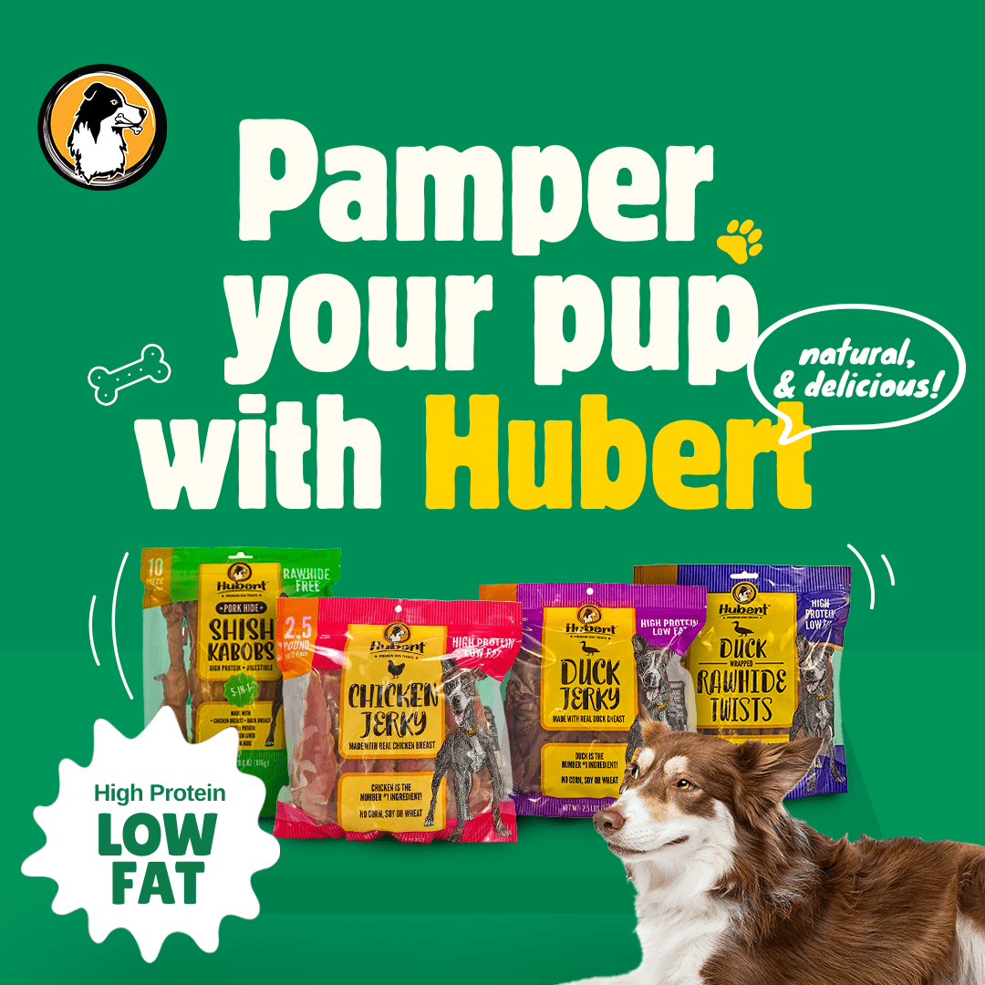 Hubert Pet Premium Cod Skin Crisps Natural Single Ingredient Dog Treats, Grain Free, USA Tested for All Breeds - 1.5 Resealable lbs Bag