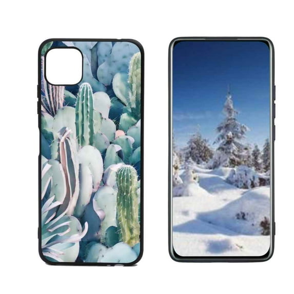 Cactus-132 Phone Case, Degined for Samsung Galaxy A22 5G Case Men Women, Flexible Silicone Shockproof Case for Samsung Galaxy A22 5G