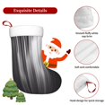 thumbnail image 7 of Cauagu Monochrome Abstract Lines for Christmas Stockings,1-Pack Large Xmas Stocking Holiday and Farmhouse Stocking Fit for Christmas Holiday Party Decoration(17.7*11 Inch), 7 of 7