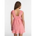 thumbnail image 3 of No Boundaries Empire Waist Dress with Cap Sleeves, Women's XXS-XXL, 3 of 5
