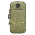 thumbnail image 1 of SKISUNO Brassard de Sport Extérieur Support de Téléphone Tissu Oxford Vert Bracelet Réglable, 1 of 6