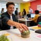 thumbnail image 2 of Giant Glitter Dumpling Squishy, Squishy Dumpling Fidget Toy, Bao Bun Squishy Squeeze Toy with Steamer for Stress Relief, 2 of 5