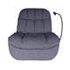 thumbnail image 5 of Sillon Mecedora Reclinable Giratorio 360° con Porta Celular y Respaldo Acolchado de Alta Densidad Comodo Junior Gris, 5 of 12