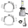 thumbnail image 1 of PAR DE H7 LED FARO BOMBILLAS Adaptador Titular de retenciria para Plata H7 LED Adaptador Titular, 1 of 7