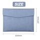 thumbnail image 2 of Desiderio Carpeta de Archivos de Documentos, Carpeta de Sobres A4 de Cuero PU Impermeable, Organizador de Archivos, Cartera de Almacenamiento, Cierre magnético, Azul, 2 of 5