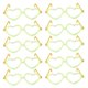 thumbnail image 1 of 10 Pairs Fluorescent Rods Heart Shape Eyeglasses Glow Sticks Night Light Eyewear, 1 of 4