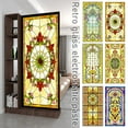 thumbnail image 2 of Luxury Retro Frosted Privacy Static Stained Church Window Film PVC Opaque Decors, 2 of 12