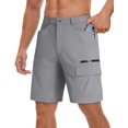 thumbnail image 2 of Pantalones cortos de senderismo TACVASEN Outdoor, de secado rápido, resistentes al agua, para hombre, 2 of 7