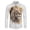 3D Lion Print, variant on Flame Lightning Horse Dress Shirts for Men Business Button Down Shirt Breathable Long Sleeve T-Shirt with Soft Fabric Mens Lightweight and Comfy Wear for Derby Party