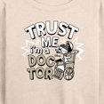 thumbnail image 3 of The Nightmare Before Christmas - Trust Me I'm A Doctor - Women's Lightweight French Terry Long Sleeve Shirt, 3 of 5