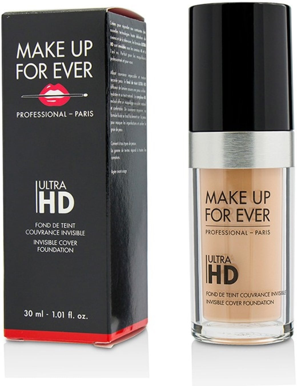 Make up For Ever Ultra HD Invisible Cover Foundation, R220 Pink Porcelain 1  oz 