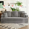thumbnail image 5 of Homall Cloud Boneless Modern Couch Fluffy Group Sofas & Couches With two Cup Holder for Family,Gray, 5 of 7