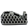thumbnail image 2 of 2.00In Black Diamond Tape Dispenser, Mixed Media, Bling Clear Black Crystals 1165, 2 of 2