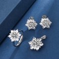 thumbnail image 4 of Water Drop Crystal Necklace Pendant Earrings Set Jewelry For Women Necklace Earrings Set Valentine's Day Gift, 4 of 9
