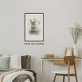 thumbnail image 2 of HFDF Vtage Easter Bunny Canvas Wall Art, Antique Sprg Rabbit Patg, Rustic Dark Moody Rabbit Poster, Retro Esater Art Canvas, Cute Farmhouse Animal Poster, Nursery Wall Art 16x20inch Framed, 2 of 6