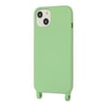 thumbnail image 4 of Allytechgroup Crossbody Lanyard Strap Case For Apple iPhone 15, Ultra Slim Colorful Case for Women Girls, Non-Slip Shockproof Silicone Soft Cover Case for iPhone 15 - Lightgreen, 4 of 8