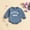 Blue, variant on Newborn Baby Sweatshirt Long Sleeve Crewneck Letter Embroidery Romper Infant Boys Girls Spring Fall Soft Onesie Outfits Pink 12-18 Months