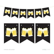 Pennant Party Banner Beer Mugs Cheers!
