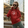 thumbnail image 2 of Scary Techno Style Hoodie Women -Image by Shutterstock, Female Small, 2 of 4