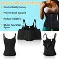thumbnail image 3 of SHAPEVIVA Women Waist Trainer Corset Zipper Vest Body Shaper Cincher Tank Top with Adjustable Straps, 3 of 7