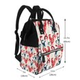 thumbnail image 2 of Daiia Roosters Large Capacity Baby Bag Waterproof Stylish Diaper Bag Mummy Backpack Adjustable Straps Diaper BagBaby Essentials Bag, 2 of 6
