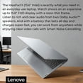 thumbnail image 5 of Lenovo IdeaPad 15.6" FHD Laptop, Intel Pentium Silver N6000, 12GB RAM, 128GB eMMC + 512GB SSD, W11H, 5 of 8