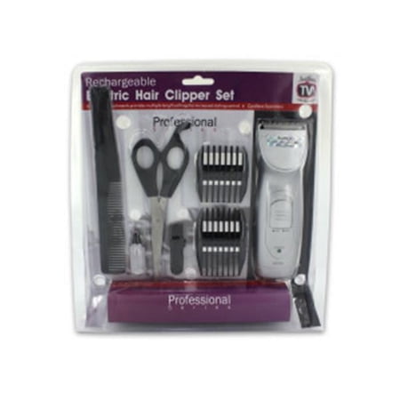 Rechargeable Hair Clipper Set with Accessories