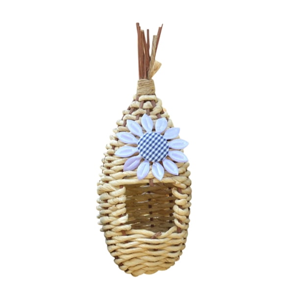Grass Woven Outdoor Courtyard Nests Home Decoration Bird Cage Gardening Bird Cage Bird Feeder