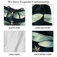 thumbnail image 4 of luoweisi Men's Beach Shorts Quick Dry Swim Trunks with Mesh Lining Dragonfly L, 4 of 5