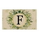 thumbnail image 1 of Felpudos con letras para puerta delantera, decoración Floral, felpudos con iniciales, entrada al aire libre, decoración de apellidos para el hogar, interior y exterior, 1 of 3
