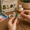 thumbnail image 3 of 3D Beaded Gnome Craft Kit,DIY Handmade Bead Art Set for Kids,Teens & Adults,Beginner-Friendly Craft Activity with Full Materials & Instructions (#15), 3 of 12