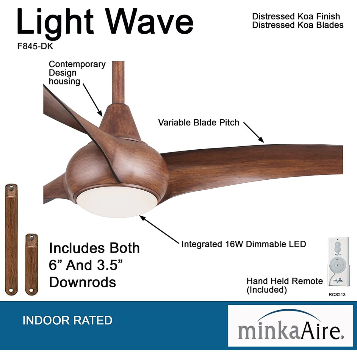 Minka-Aire Light Wave LED 44