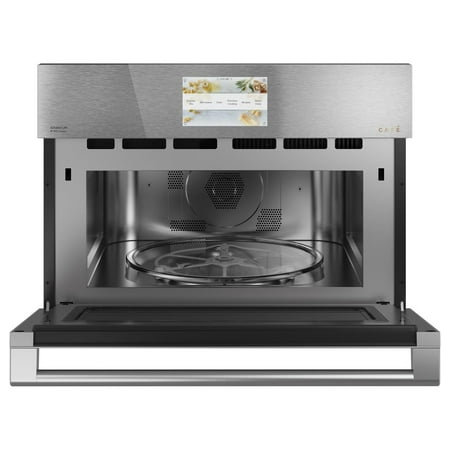Café - 27" Built-In Single Electric Convection Oven with 120v Advantium Technology - Platinum glass