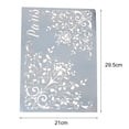 thumbnail image 5 of SPRING PARK Floral Letter Stencils and Templates, 5 of 6