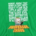 thumbnail image 2 of South Park Professor Chaos Unisex Adult Pull-Over Hoodie,Kelly Green, Small, 2 of 6