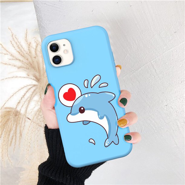 Funda de teléfono de animales bonitos para iPhone 11 12 13 Pro Max X XS XR 7 8 6 Plus SE 2020 dibujos animados gatos perro Panda funda de silicona suave regalo Deng Xun unisex